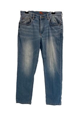 Tommy Bahama Vintage Light Blue Straight Leg Stretch Jeans size 33x30